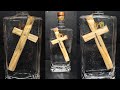 Very simple  how to make cross in a bottle