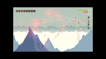 Noita - When you put all kinds of random spells for safekeeping on your teleport wand