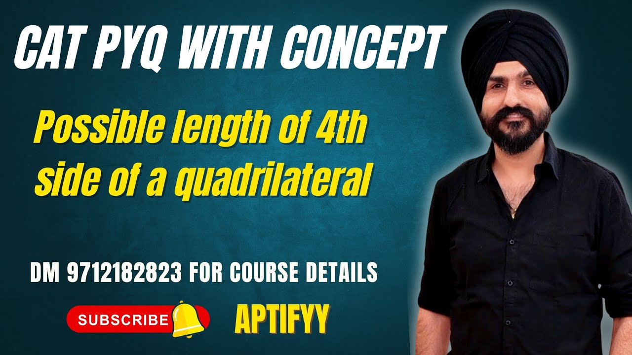 CAT Geometry PYQ Solved | Integer Side Lengths - YouTube