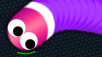 Slither.io Best Tiny Snake Trolling Giant Snakes - Epic Slitherio Gameplay
