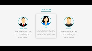 Responsive Our Team Page | HTML & CSS | Quick Tips and Tricks