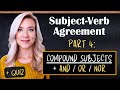 Subject-Verb Agreement Quiz