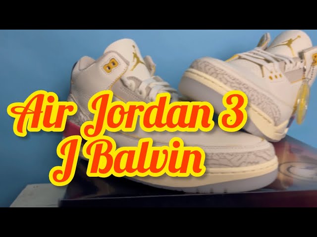 J BALVIN X AIR JORDAN 3 “MEDELLÍN SUNSET On Foot Unboxing Review