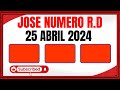 Nmeros de hoy jueves 25 de abril de 2024  jos nmero rd