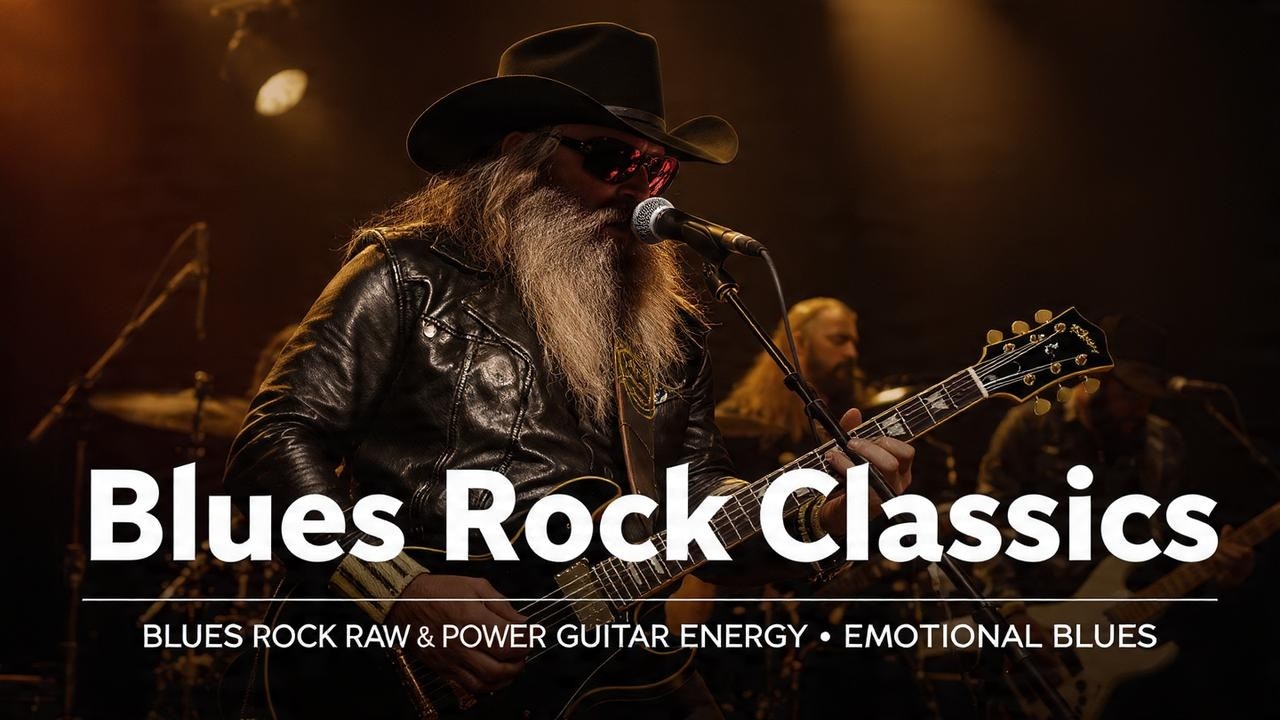 Clapton, Hendrix, Muddy Waters, ZZ Top Inspired Rock Blues & Soul