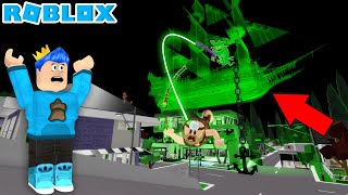 100 HARI MANCING DI TERROR KAPAL FLYING DUTCHMAN DI ROBLOX! screenshot 3