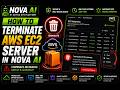 HOW TO Terminate AWS EC2 Servers in NOVA AI | Secure Cloud Instance Removal Guide