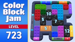 Color Block Jam Level 723 | Every Puzzle Solved! 🎯