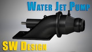 SolidWorks 2017/ Design WaterJetPump for Electrosurf/ Timelapse