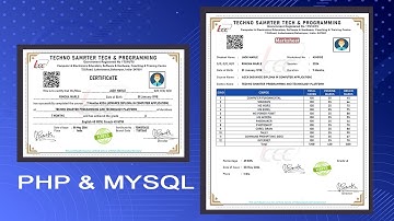 Marksheet and Certificate system in PHP | Canvas HD certificate & Marksheet generator | Source code