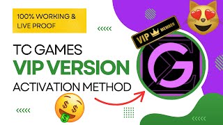 VIP Version Of Tc Games | Full Activation Method | Live Proof | All VIP Features Unlocked😍.