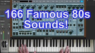 166 Famous 80s Sounds! | How to play | OP-X PRO-3 screenshot 2