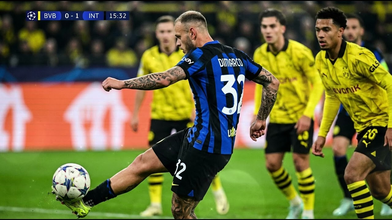 Dortmund 0-2 Inter Milan | Siêu Phẩm Dimarco Khiến Signal Iduna Park Câm Lặng | Highlights