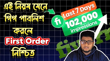 How to get first order on fiverr Using AI | Tips for Beginners| Fiverr Gig Publish Bangla Tutorial