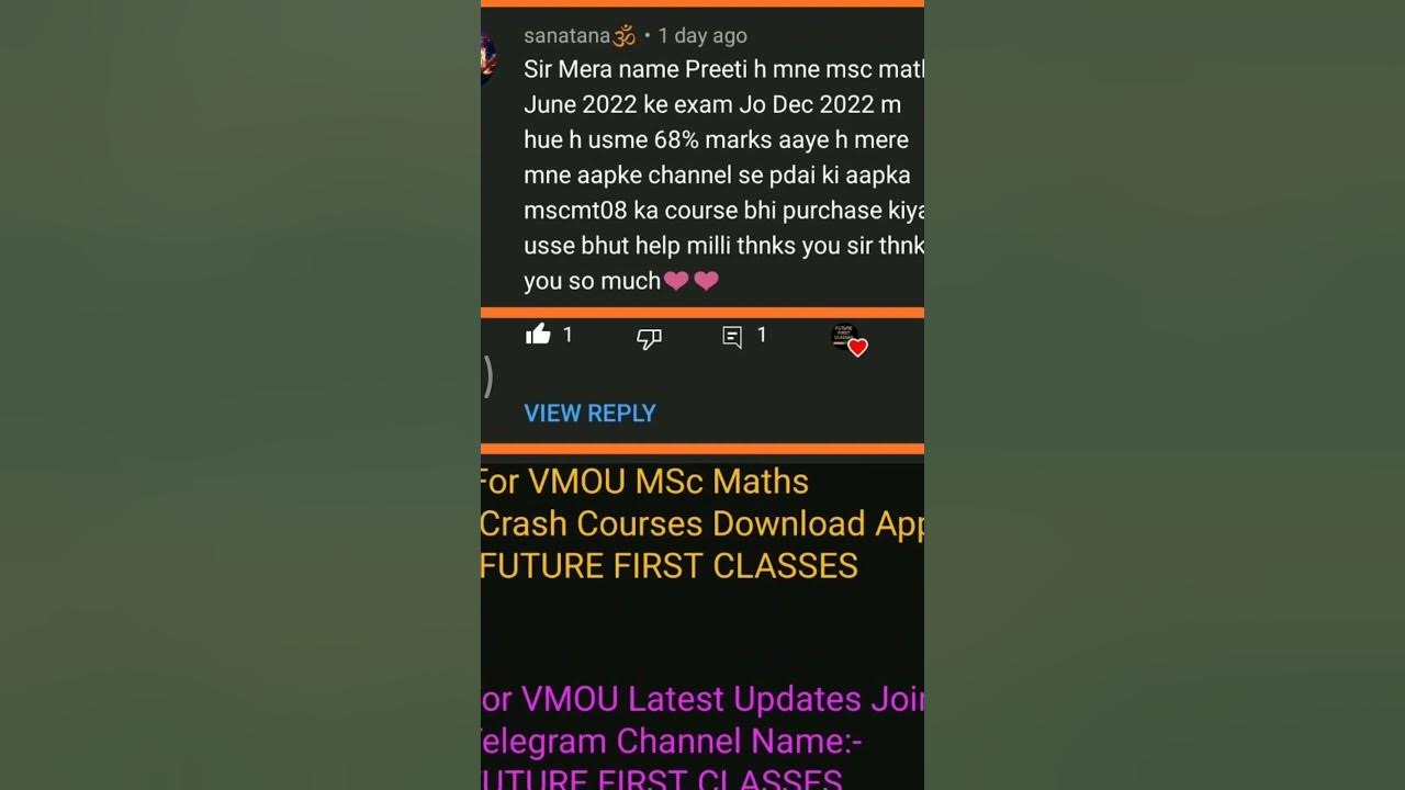 vmou msc maths classes ll vmou msc maths previous year classes YouTube