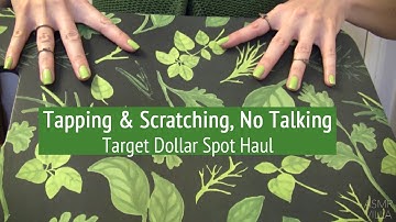 ASMR * Target Dollar Spot Haul * Tapping & Scratching * Fast Tapping * No Talking * ASMRVilla