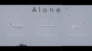 Alone Part 2 (slowed and reverb) | lyrical status | Alan Walker | Aesthetical Yash Resimi