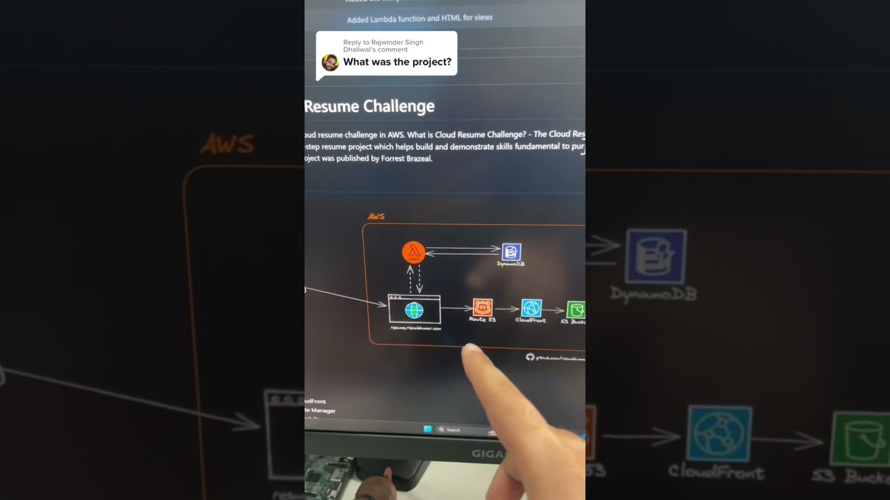 Project that got me Cloud Engineer job #cloud #shorts