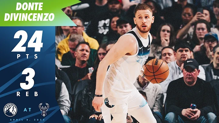 Donte DiVincenzo Scores 24 Points Against Bucks | 04.08.25