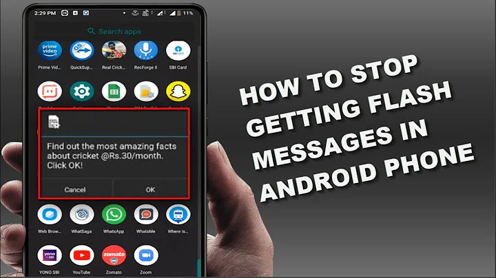 How to Turn off Flash Messages in Android Device