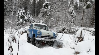 Рождественские Покатушки На Москвиче-410Н С Мотором От Нивы. Испытание Новых 30