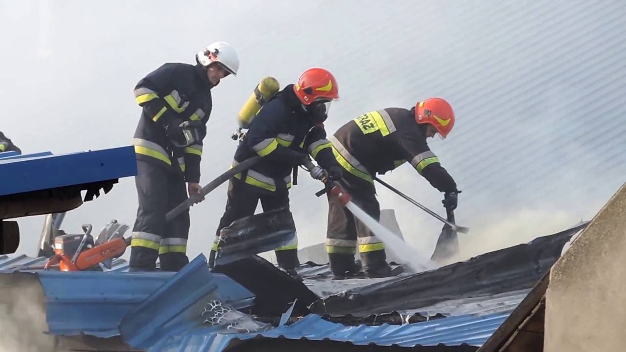 Pożar Targowisko 16.10.2016