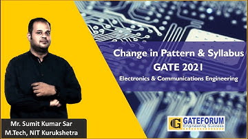 Changes in GATE 2021 by IIT Bombay I Syllabus & Pattern I Electronic Communication(EC)