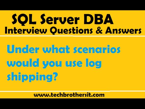 sql server dba interview questions answers under what scenarios scenarios for interview questions