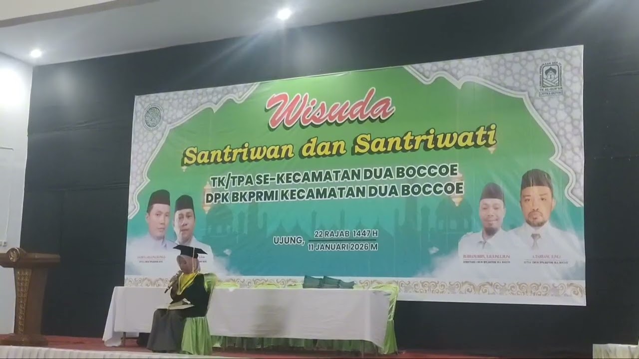AFIFA QARIRA || WISUDA SANTRI TK/TPA SE-KECAMATAN DUA BOCCOE