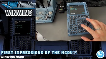 MY FIRST IMPRESSIONS OF THE WINWING MCDU | IS IT A MUST HAVE? |