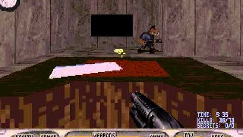 Duke Nukem 3D Cut Maps: SEWER.map