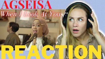 Agseisa - When I Look At You (Miley Cyrus Cover) Live Session  | REACTION & ANALYSIS by Vocal Coach