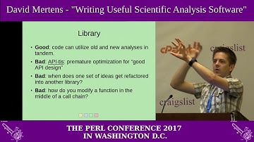 David Mertens - "Writing Useful Scientific Analysis Software"