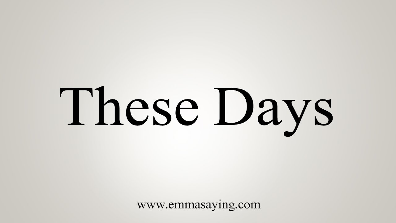 these days bon jovi lyrics How To Say These Days