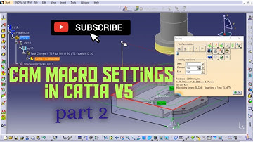 CAM Macro Settings in CATIAV5 part2/Return in level retract or approach/Tutorial video/3d experience