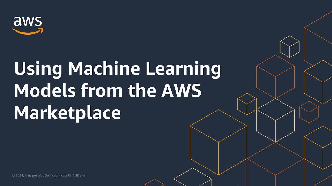 Using Machine Learning Models from the AWS Marketplace | Amazon Web Services