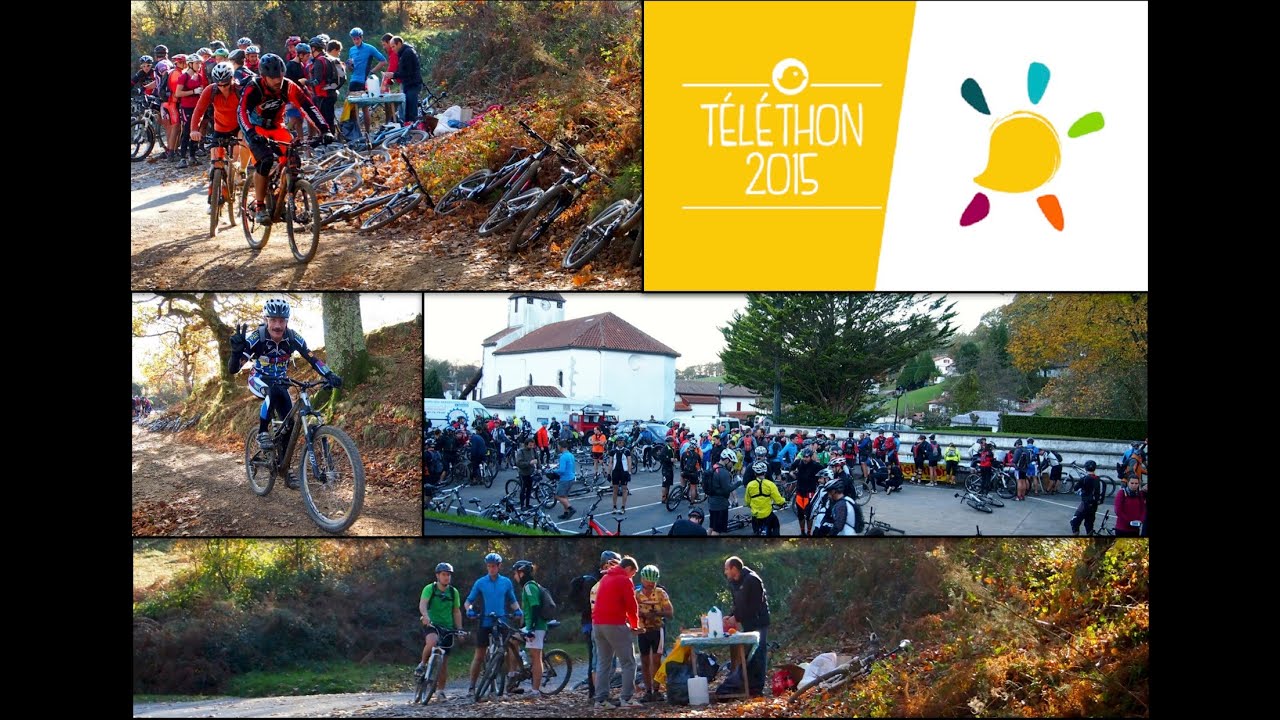 VidÃ©o randonnÃ©e VTT mont Ursuya TÃ©lÃ©thon 6 dÃ©cembre 2015