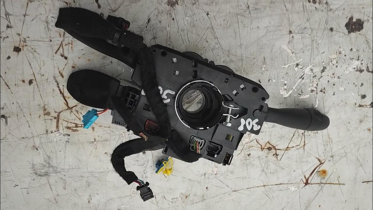 подрулевой переключатель для Peugeot 308 - YouTube