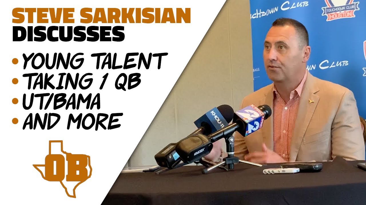 Steve Sarkisian speaks on Brenen Thompson, Texas-Bama and more at TD Club of Houston