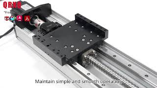 Semi-enclosed linear actuator, high-speed ball screw module