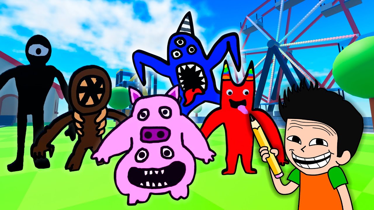 ME CONVIERTO EN TODO LO QUE DIBUJO EN ROBLOX 😱✏️| DOODLE TRANSFORM MOMENTOS DIVERTIDOS 😂| JONDRES GC