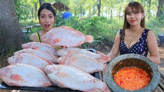 Amazing Cooking Fish Boiled With Vegetable And Chili Sauce Recipe - Cooking Fish Recipe