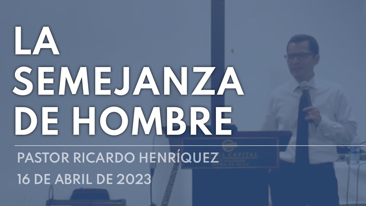 La Semejanza de Hombre de Cristo