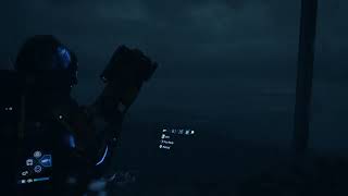 Death Stranding 2 - RD Grenade Launcher on Swarm (Night Time)