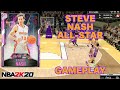 Pink Diamond Steve Nash is a Floor GENERAL! NBA 2k20 All-Star Flash Packs Dropped Today! Gameplay!