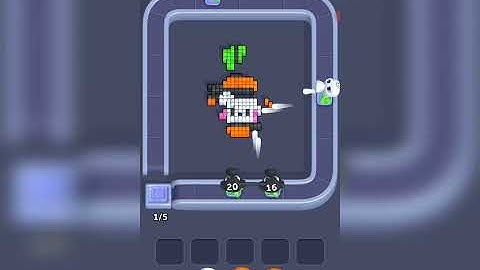 Color Blast Level 16 Walkthrough Solution | Color Blast : Block shooter Level 16