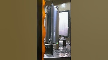 For continuous - milling, a horizontal mill is handier & steadier. #svanfon #machine #cnc #milling