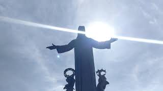 Subida al Cerro del Cubilete Cristo rey , Silao Guanajuato México