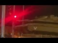 Israeli Military Tanks Arriving To The Border With Gaza In Time Of Conflict And Flying Rockets