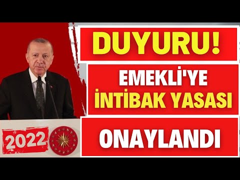 EMEKLİ İNTİBAK YASASI ÇIKTI 2000 DEN SONRA EMEKLİ OLANLARA MÜJDE